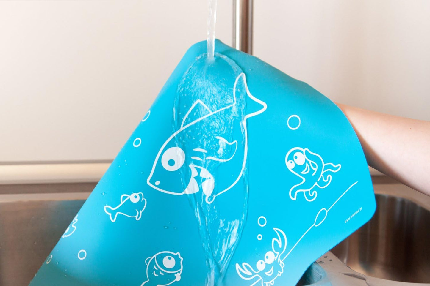 Unterwasser Silikon-Tischset blau