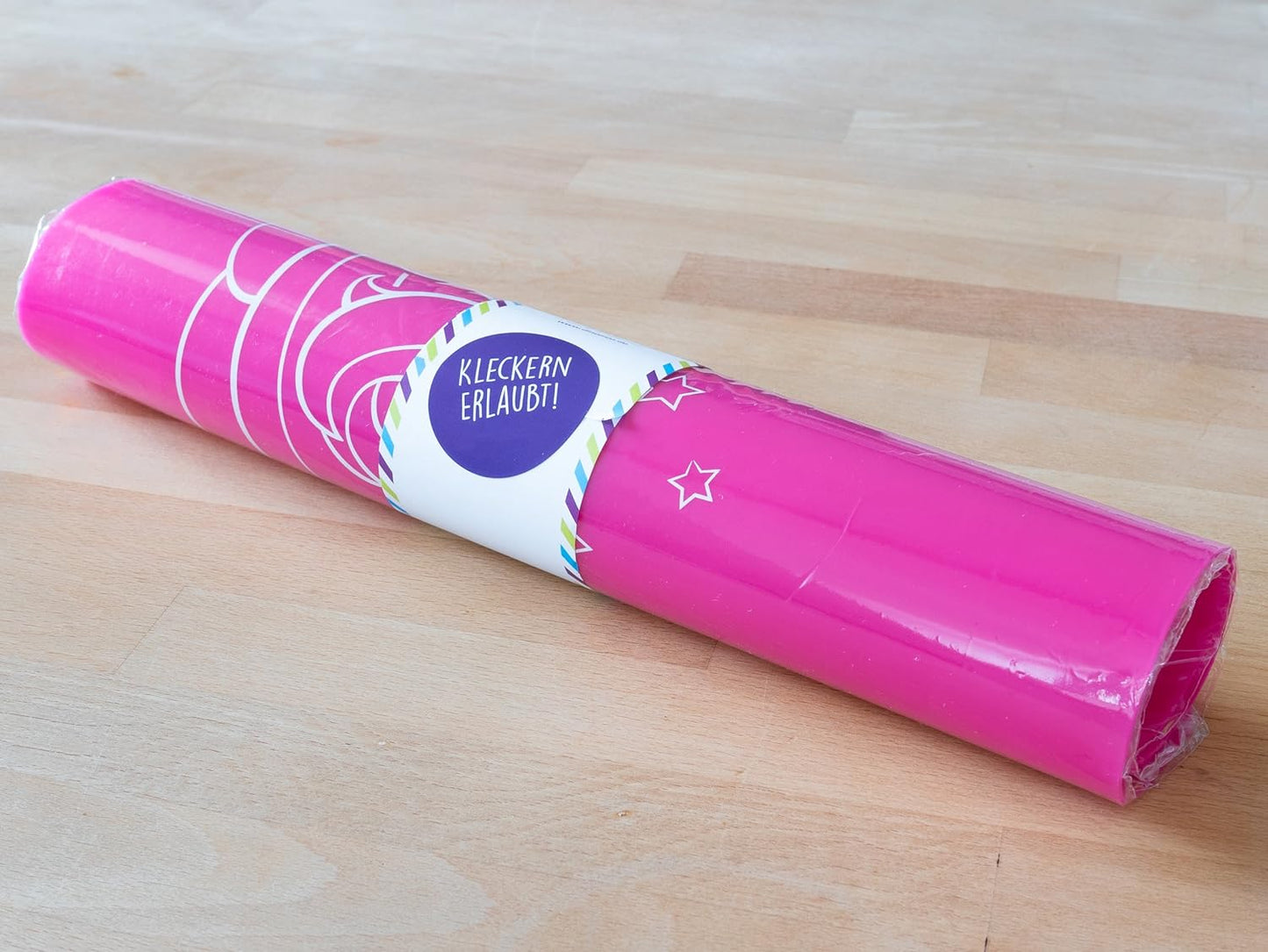 Silikon-Platzdeckchen für Kinder (Schule, Essen, Basteln) - Einhorn violett Tischset